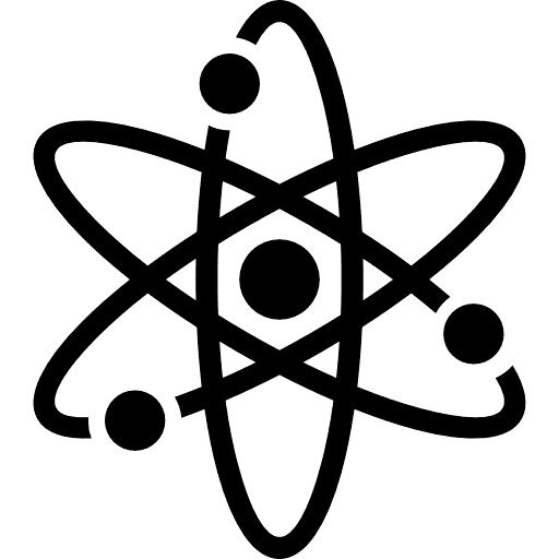 Physics atom icon